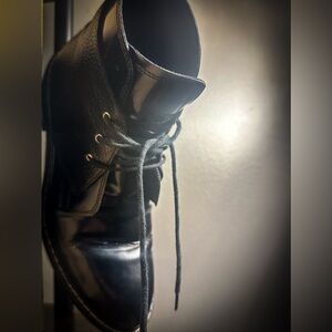 MM6 Lace Up Combat Boots - size 36